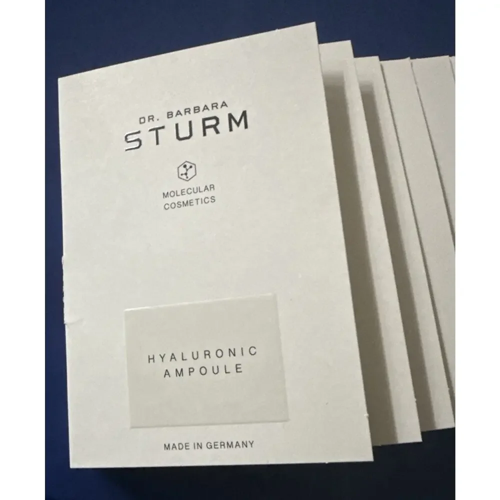 DR. BARBARA STURM HYALURONIC SERUM ampules x7, $145 Ret, sealed, Read Details